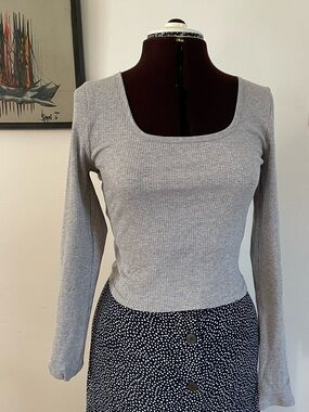 Ribbed Fabletics Scoop Neck long sleeve top
